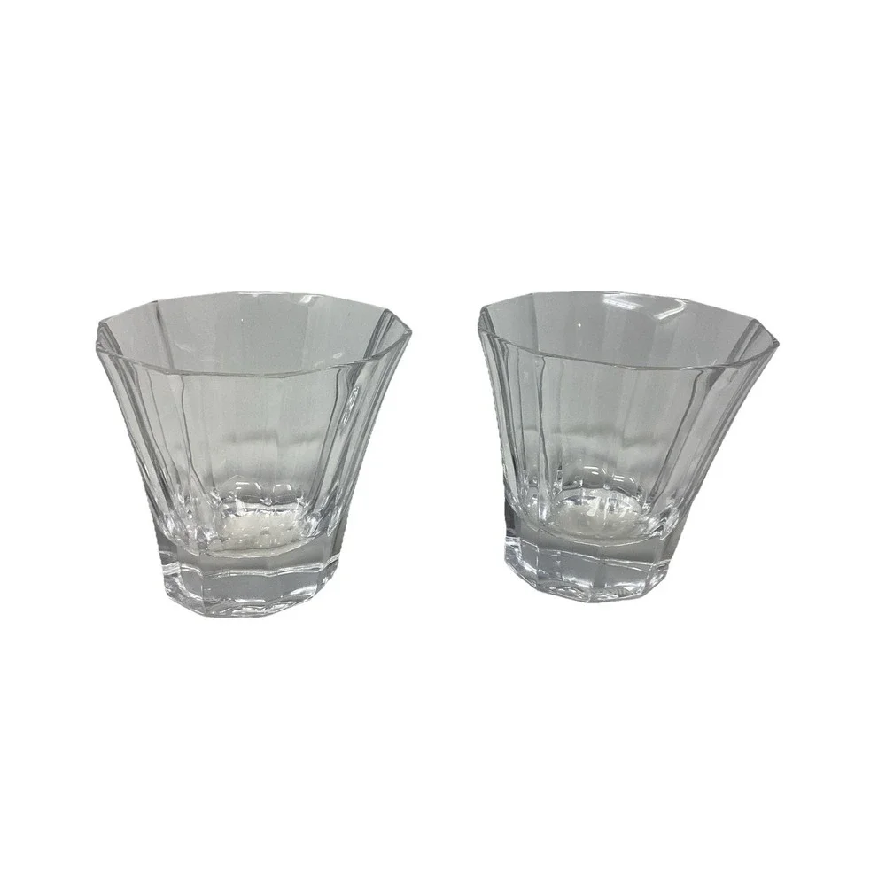 Mikasa Crystal Set Of (2) Double Old Fashioned 4